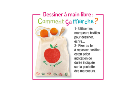 Mini Sac en coton écru - Tutos Fête des Mères – 10doigts.fr